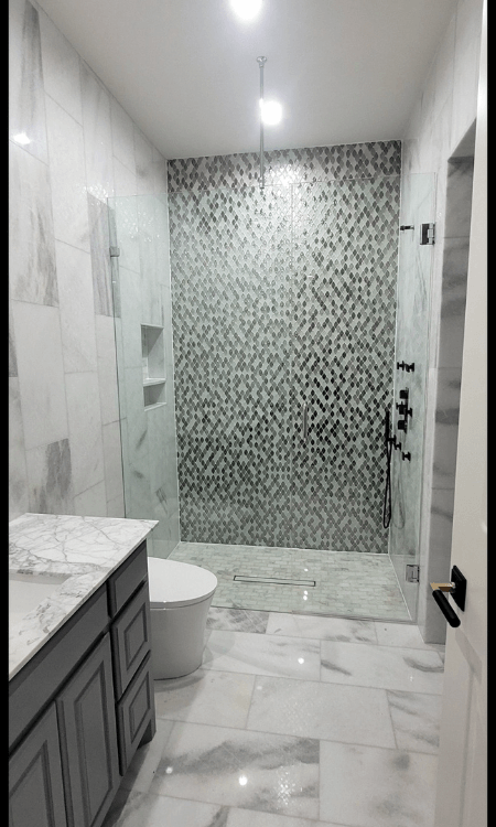 bathroom glass company coppell, tx